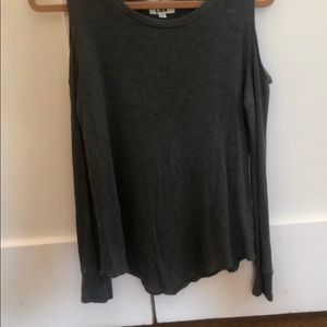 LNA cutout long sleeve tank top